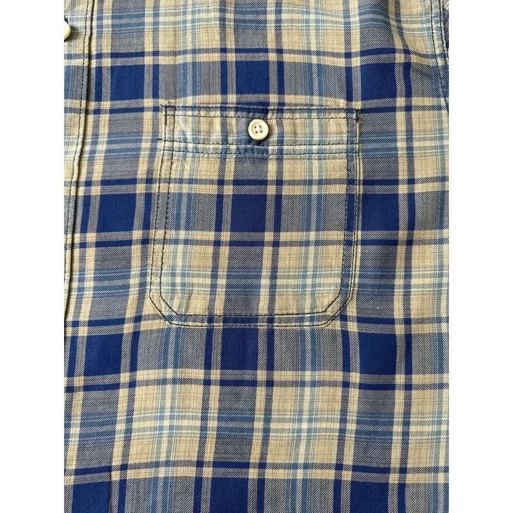 Grayers Men's Plaid Shirt XXL - 100% Cotton, Collared, Short Sleeves, Multicolor - Picture 7 of 11